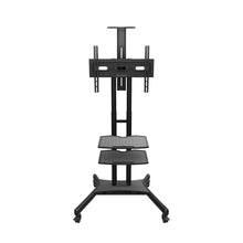 Load 3D model into Gallery viewer, ONKRON TS1552 Black Mobile TV Stand 3D and Augmented Reality Version