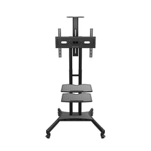 Load 3D model into Gallery viewer, ONKRON TS1552 Black Mobile TV Stand 3D and Augmented Reality Version