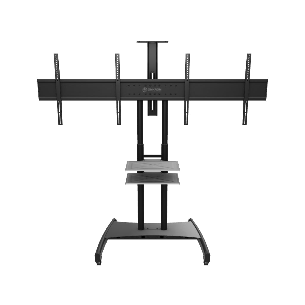 ONKRON TS3881 Mobile Dual Monitor TV Stand  3D and Augmented Reality Version